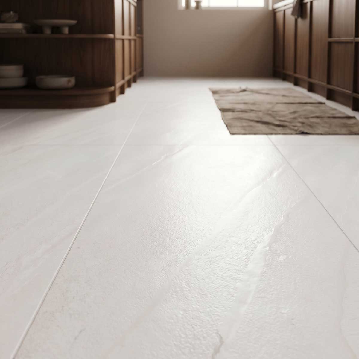 Sea Sand White Porcelain Floor Tiles