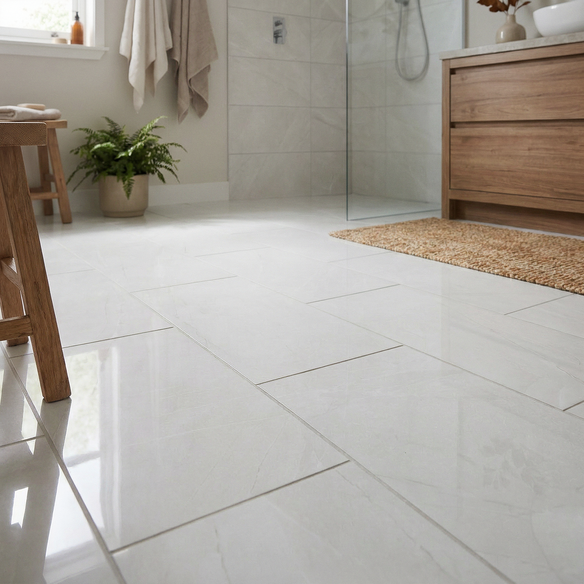 Scambio White Gloss Tiles