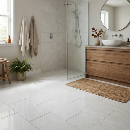 Scambio White Gloss Tiles