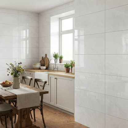 Scambio White Gloss Tiles