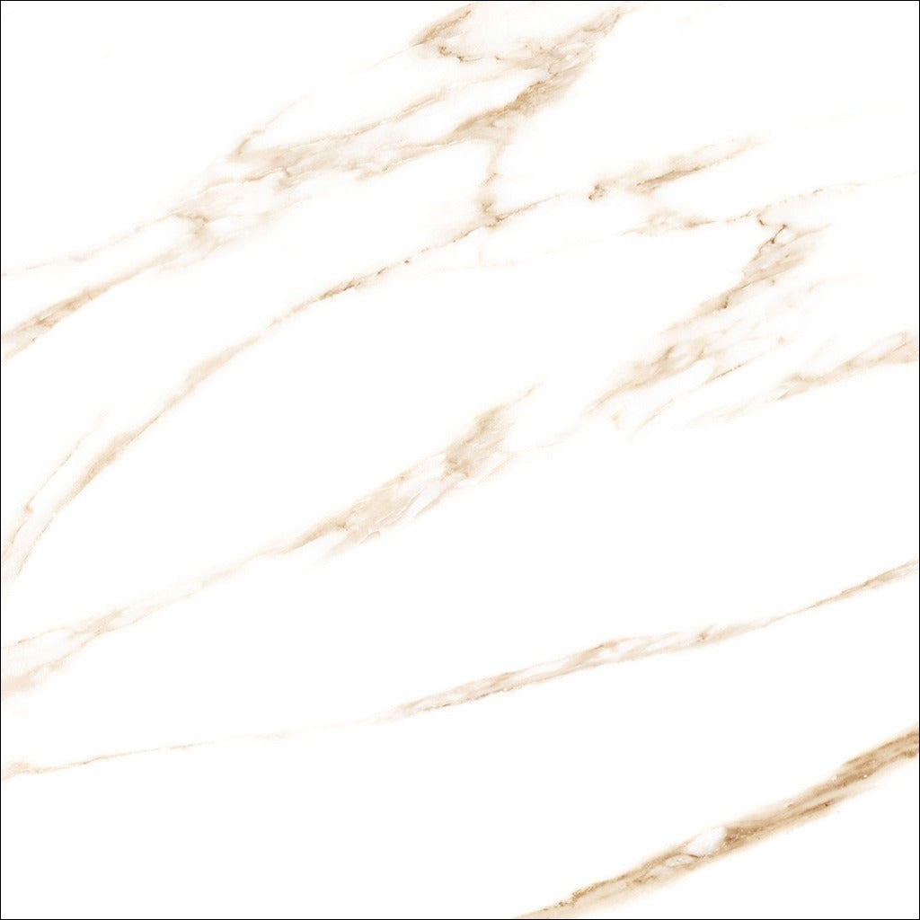 Marmo White and Gold Marble Tiles - Carving, Matt, Rectified