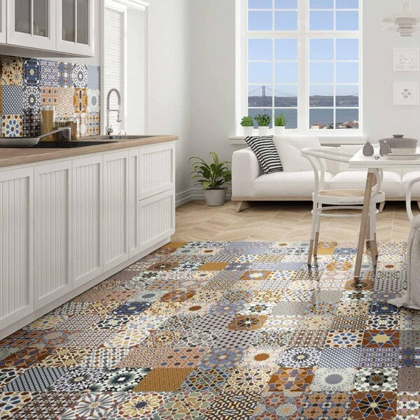 Marrakech Morroccan Floor Tiles - Colour Tile Design