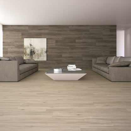 Maryland Anti Slip Tiles - Beige Wood Effect Tiles