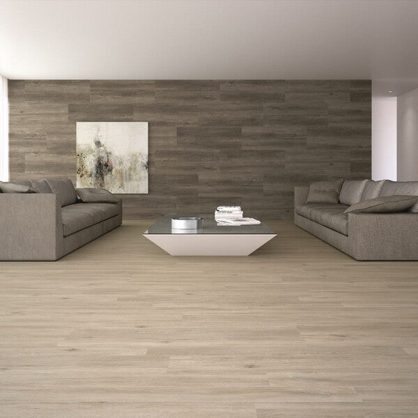 Maryland Anti Slip Tiles - Beige Wood Effect Tiles