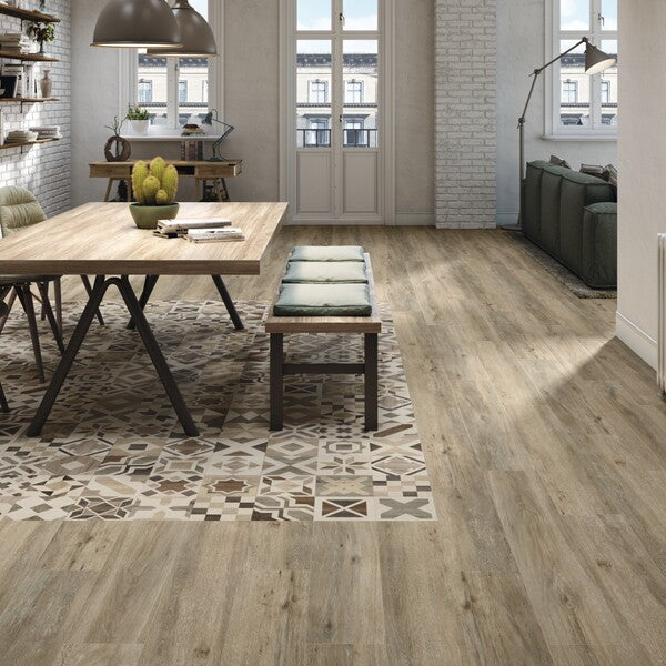 Maryland Natural Anti Slip Indoor and Outdoor Wood Effect Tiles