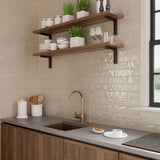 Cut Sample: Music Ivory Wall Tiles