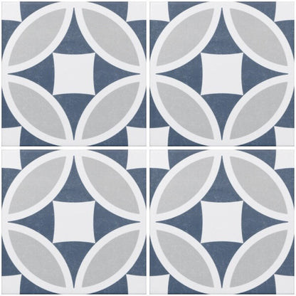 Olympia Blue Victorian Tiles
