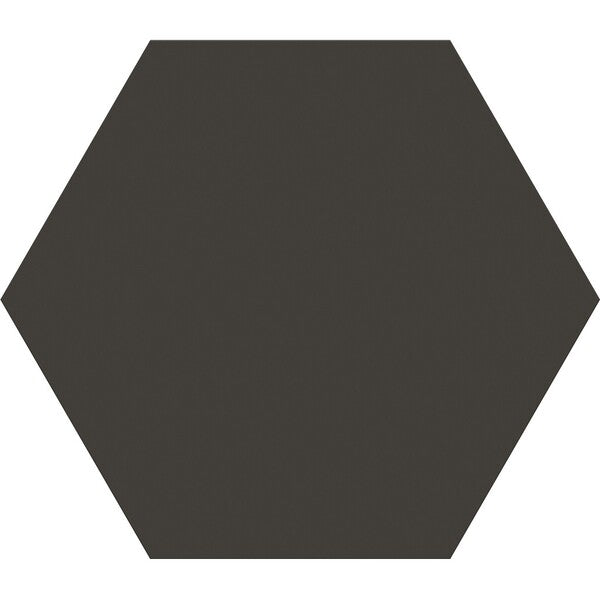 Opal Black Hexagon Tiles - Matt