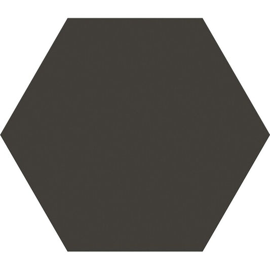 Opal Black Hexagon Tiles - Matt