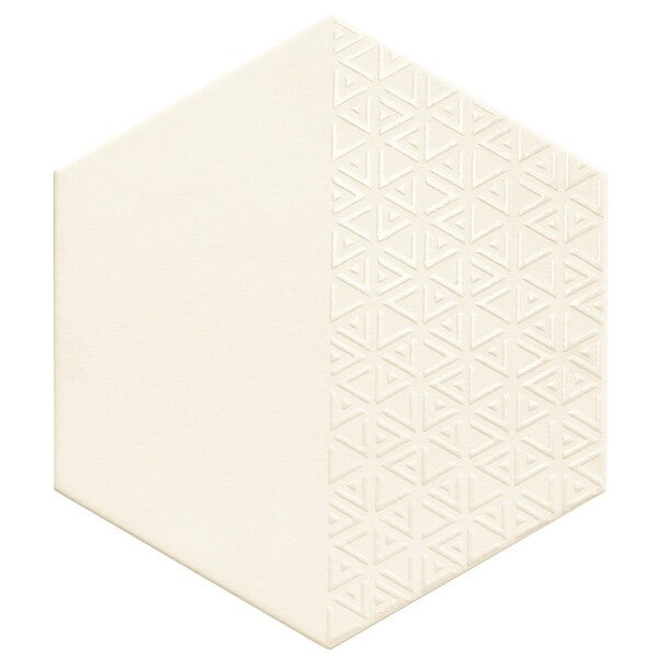 Opal Deco White Hexagon Tiles