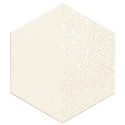 Opal Deco White Hexagon Tiles