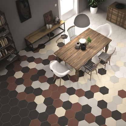 Opal Grey Hexagon Shape Tiles