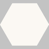 Cut Sample: Opal White Hexagon Tiles