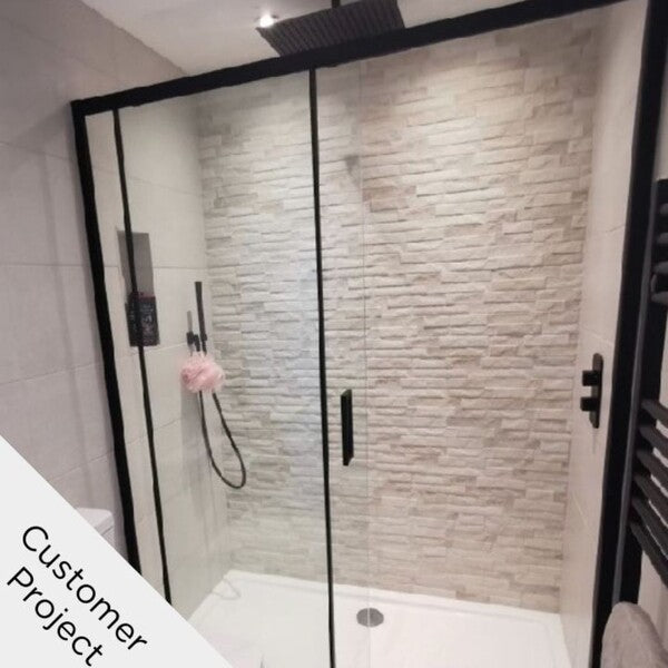 Ordino White Split Face Tiles