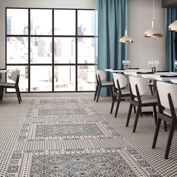 Orly Modern Black and White Tiles
