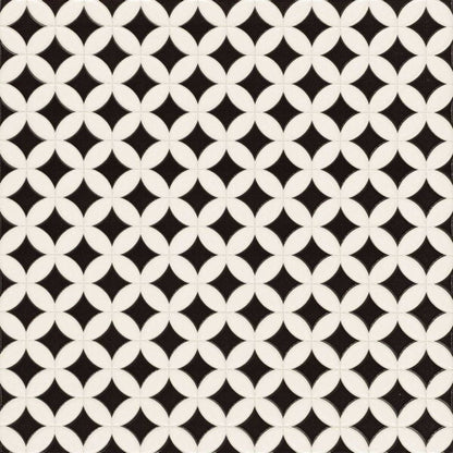 Orly Modern Black and White Tiles
