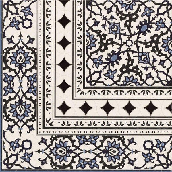 Orly Black and White Tile Pattern- Corner