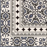 Cut Sample: Orly Black and White Tile Pattern- Corner