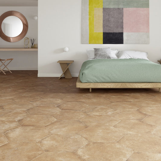 Parma Terracotta Hexagon Tiles