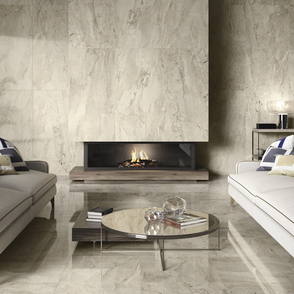 Pienza Avoria Gloss Floor Tiles
