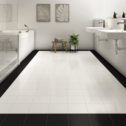 Plaka White Matt Porcelain Wall and Floor Tiles – 20 x 20cm