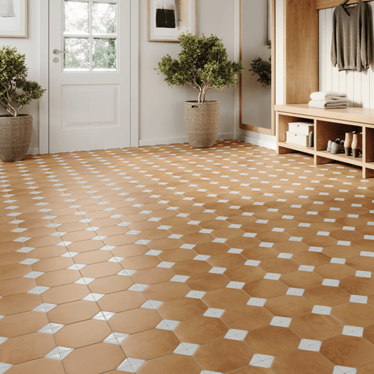 White Terracotta Effect Porcelain Tiles ? Dover Collection