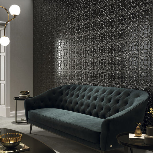 Tin Decorative Black Tiles