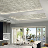 Cut Sample: Tin Decorative Zinc Tiles