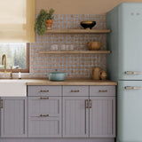 Cut Sample: Tetuan Cotto Blue Tiles