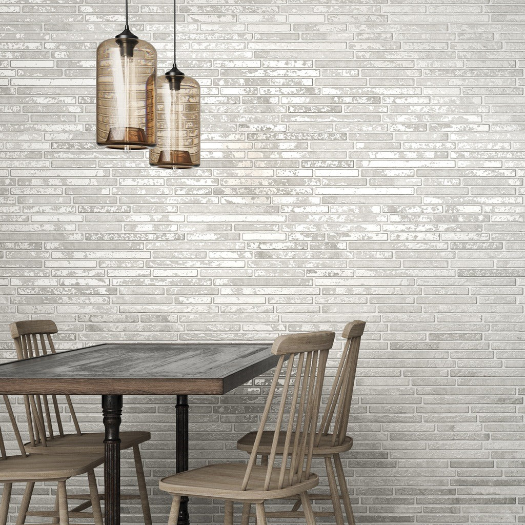 Cut Sample: Harlem White Brick Tiles