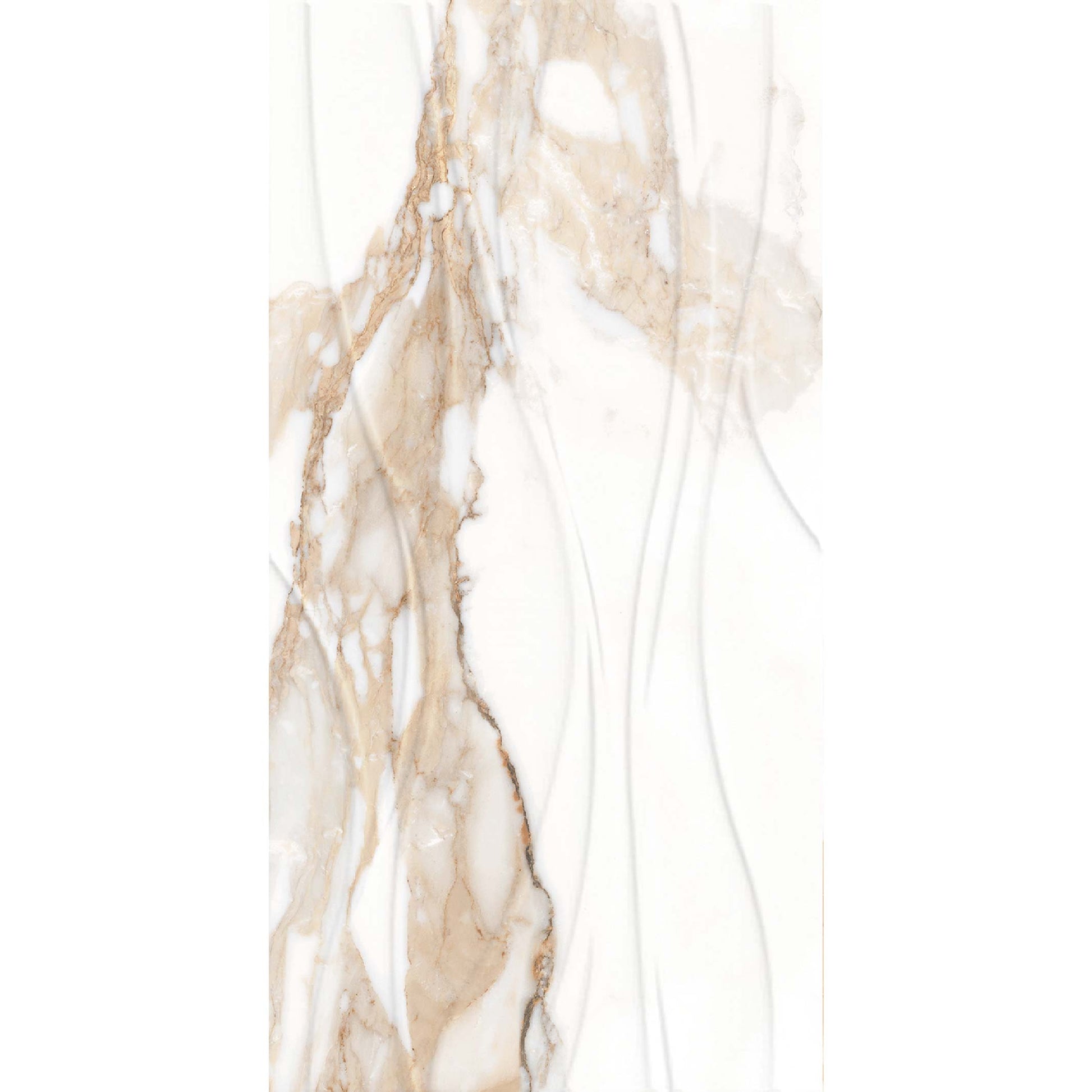 Valeria White and Gold Marble Wall Tiles
