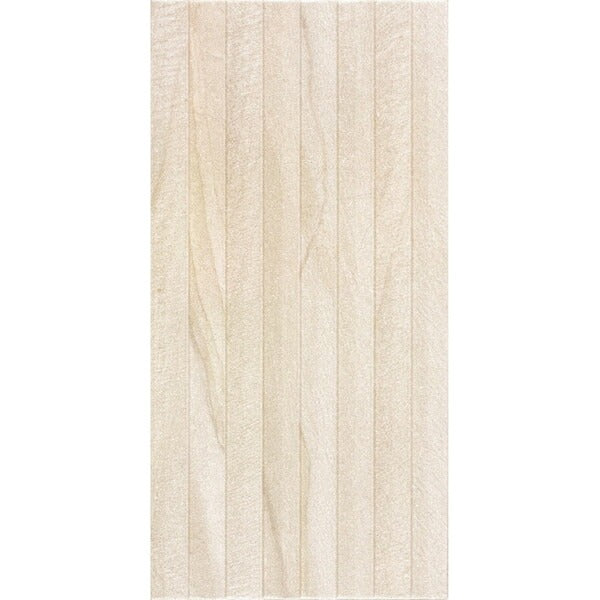 Reval Cream 3D Textured Tiles