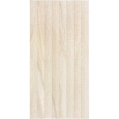 Reval Cream 3D Textured Tiles