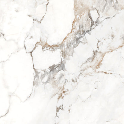 Safari Statuario Marble Effect Tiling - Gloss, Porcelain