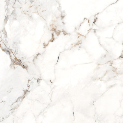 Safari Statuario Marble Effect Tiling - Gloss, Porcelain