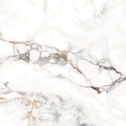 Safari Statuario Marble Effect Tiling - Gloss, Porcelain
