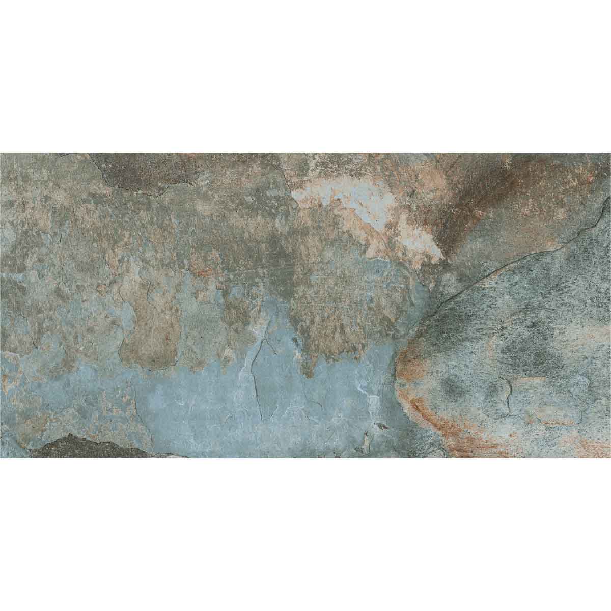 Slate Way Green Matt Porcelain Wall & Floor Tiles