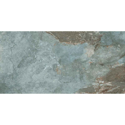 Slate Way Green Matt Porcelain Wall & Floor Tiles
