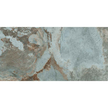 Slate Way Green Matt Porcelain Wall & Floor Tiles