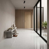 Midas Pearl Grey Large Gloss Tiles - Rectified, Porcelain