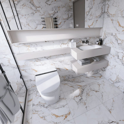 Safari Marble Look Porcelain Tiles - Gloss