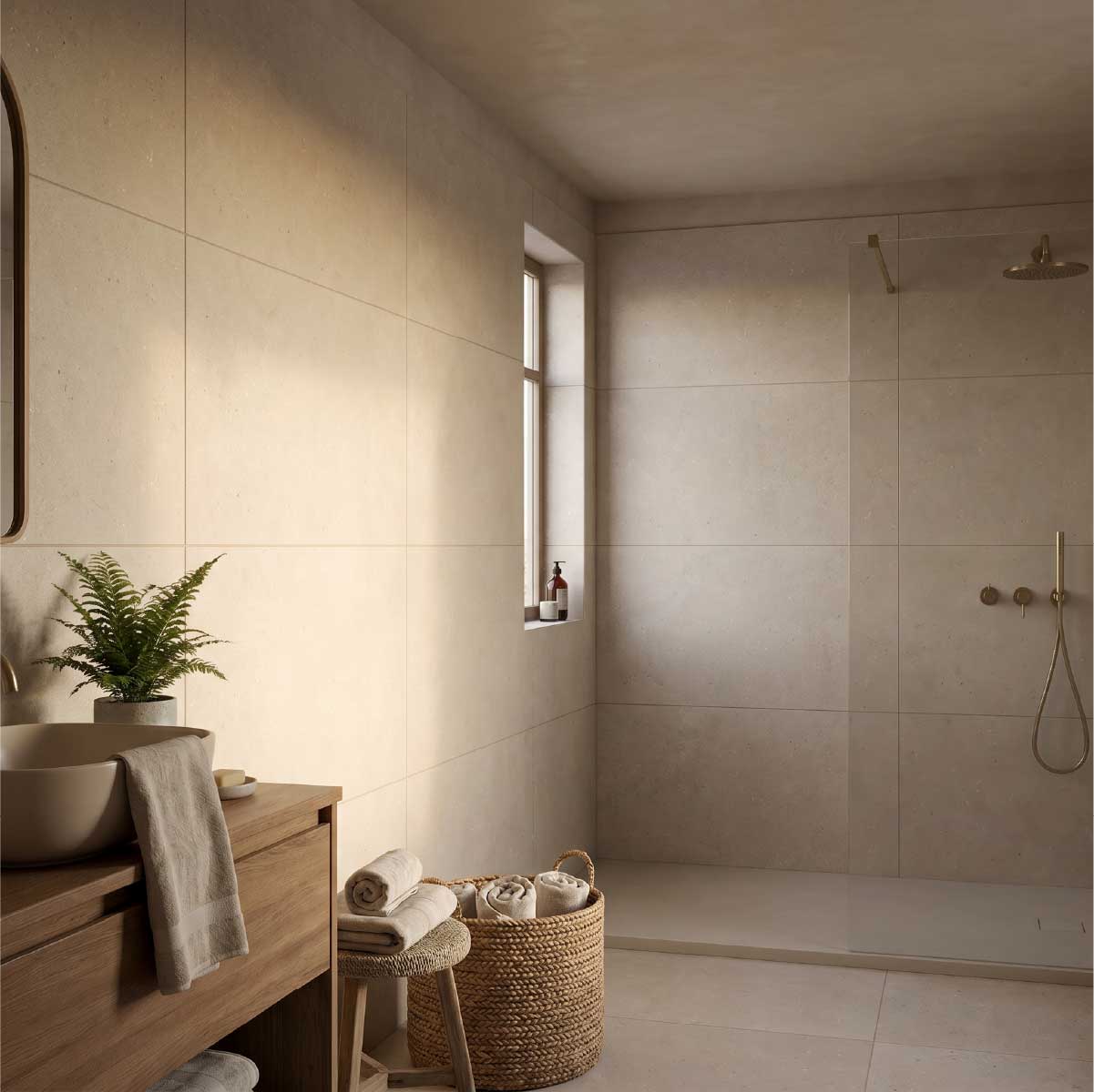 Blister Beige Stone Tiles