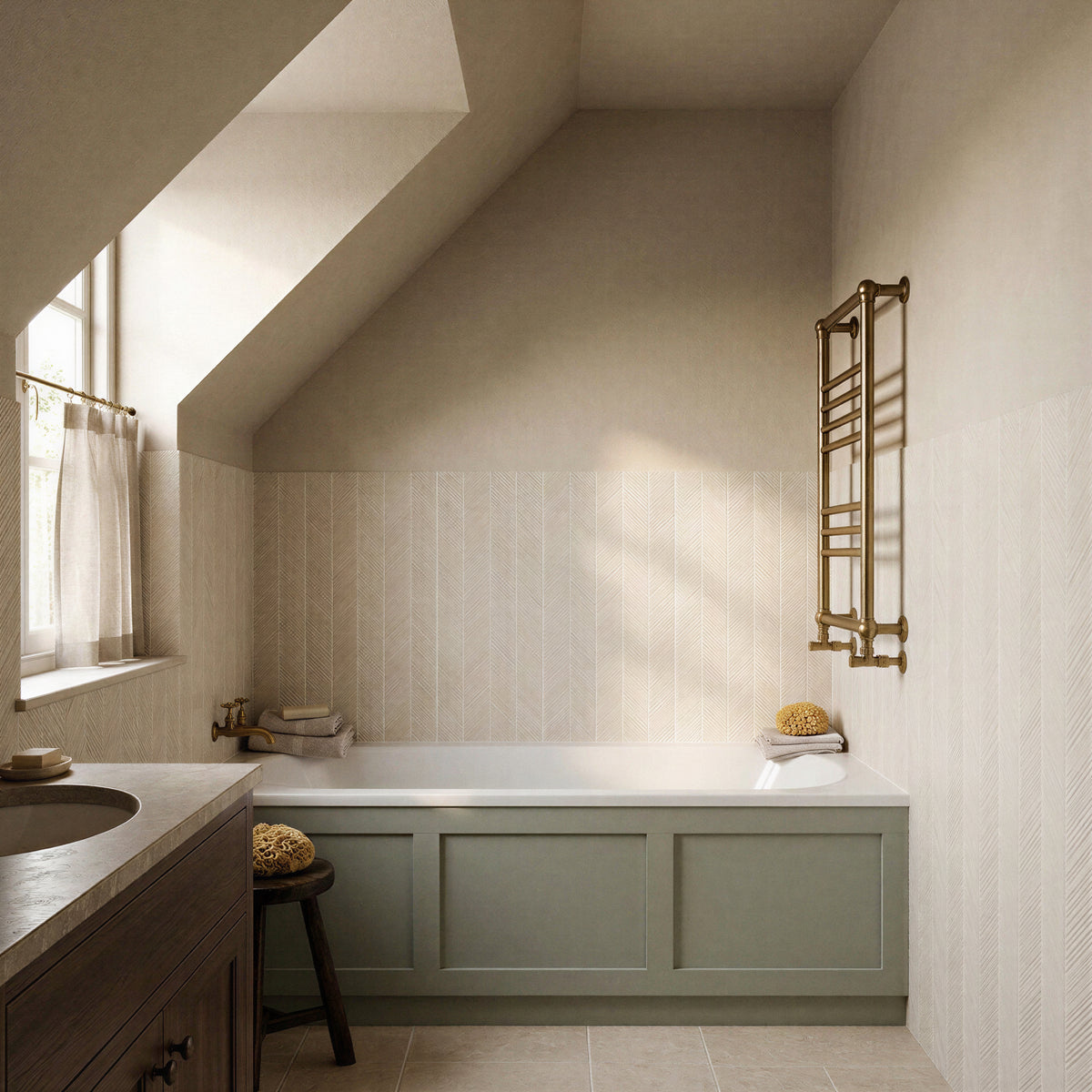 Blister Beige Patterned Tiles