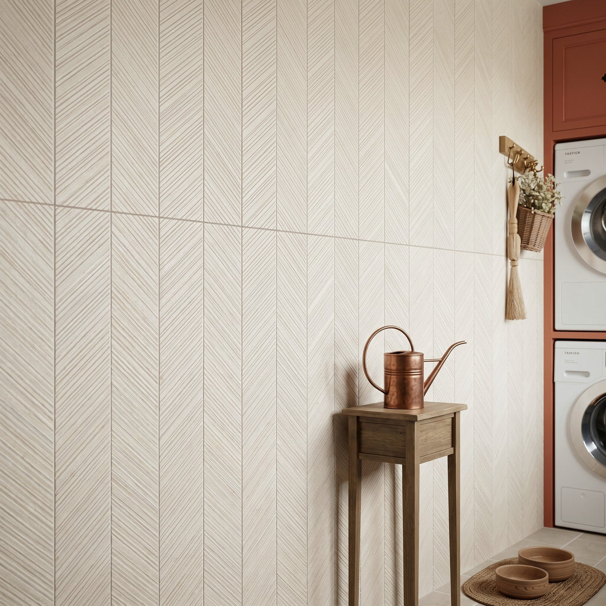 Blister Beige Patterned Tiles