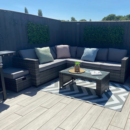 Maryland Grey Wood Effect Tiles ? Anti Slip Decking Tiles