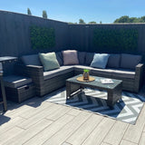 Cut Sample: Maryland Grey Wood Effect Tiles ? Anti Slip Decking Tiles