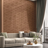 Cut Sample: Splendour Brown Subway Tiles