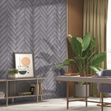 Cut Sample: Splendour Sea Blue Tiles - Metro