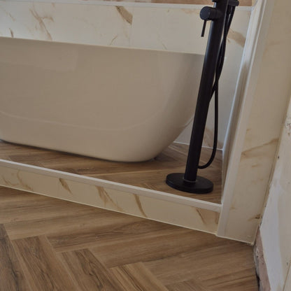 Stanley Beige Herringbone SPC LVT