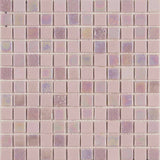 Cut Sample: Sundance Rosa Pink Patterned Glass Wall Tiles
